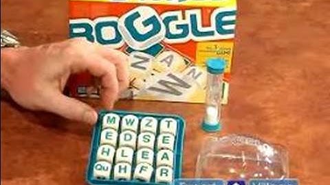 How to Play Boggle : Basic Boggle Rules