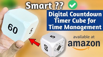 How to use Smart Digital Countdown Timer Cube | Best Time Management Tool | Best Digital Timer Cube