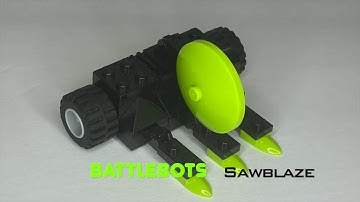 Battlebots Sawblaze Lego MOC Tutorial