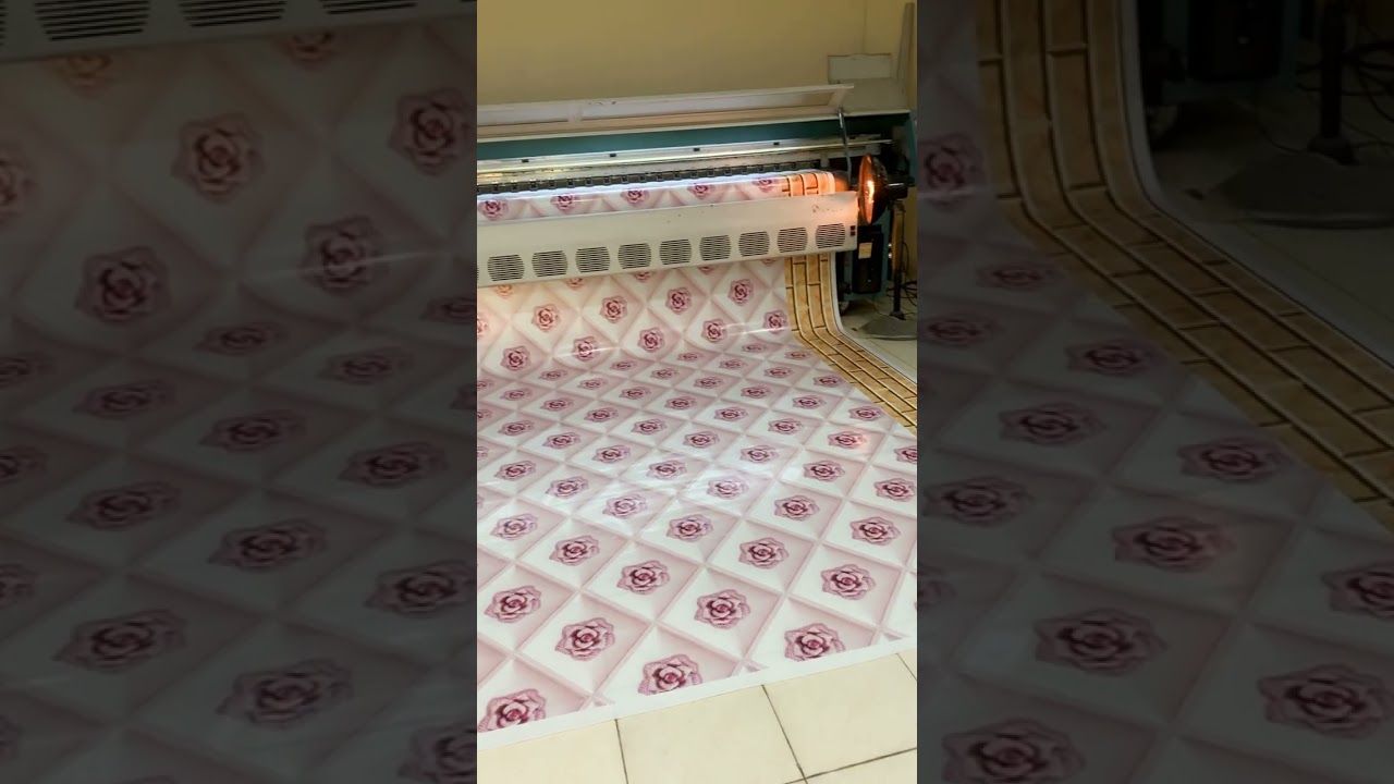 FLEX PRINTING MACHINE / 3D FLEX WALLPAPER / 2 PASS / CMYK