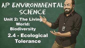 AP Environmental Science Unit 2 – Topic 2.4 – Ecological Tolerance
