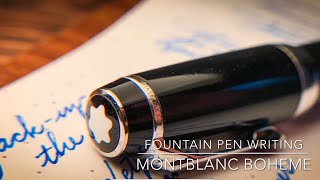 Christmasy Words Montblanc Boheme Fountain Pen