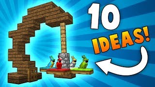 10 Parrot House/Bed Designs & Ideas! - Minecraft