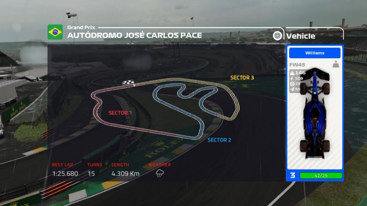 Brazilian Grand Prix | Autódromo José Carlos Pace | F1 Mobile Racing 2023 | Events Mode