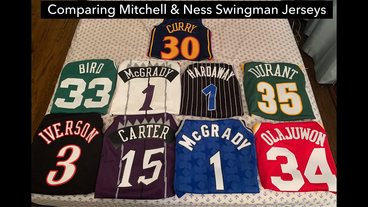 Mitchell & Ness Swingman Jerseys (2019) - A Comparison