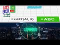 🔤 Excel text tricks: LEFT, MID, RIGHT &amp; LOWER, UPPER, PROPER. Count characters by LEN📝 | Easy Excel