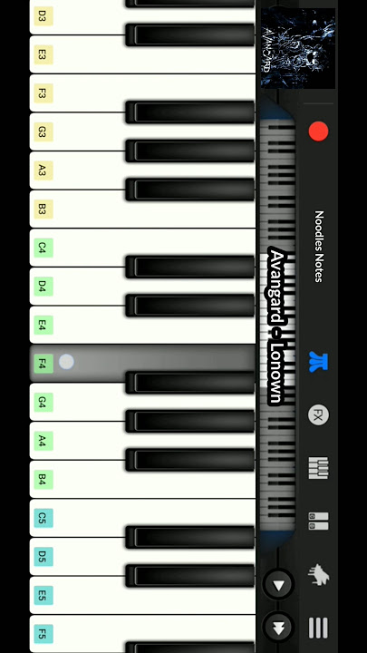 AVANGARD - Lonown || PIANO - cover, notes, tutorial, instrumental  #phonk #song #shorts #trending