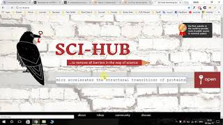 موقع SCI-HUB من أفضل المواقع على الإطلاق تقريبا في فتح المقالات العملية.