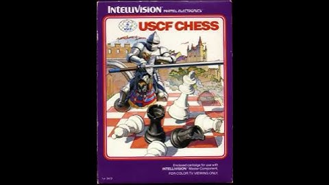 Intellivision LIVE Game Box Art | USCF Chess #intellivision #atari #retrogaming #chess #uscf