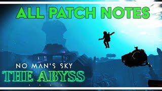 All Patch Notes! | THE ABYSS NO MAN'S SKY Update 1.7