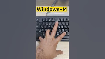 Minimize All Windows Shortcut Key || Tech Bite Pro #shorts