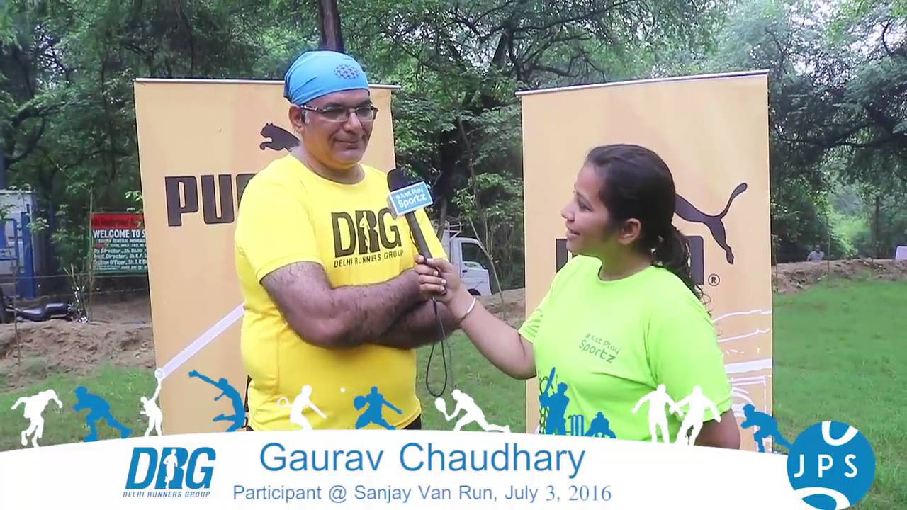 Passion for Running is common between all of us - Gaurav Chaudhary DRG Sanjay Van Run 5k run dublin