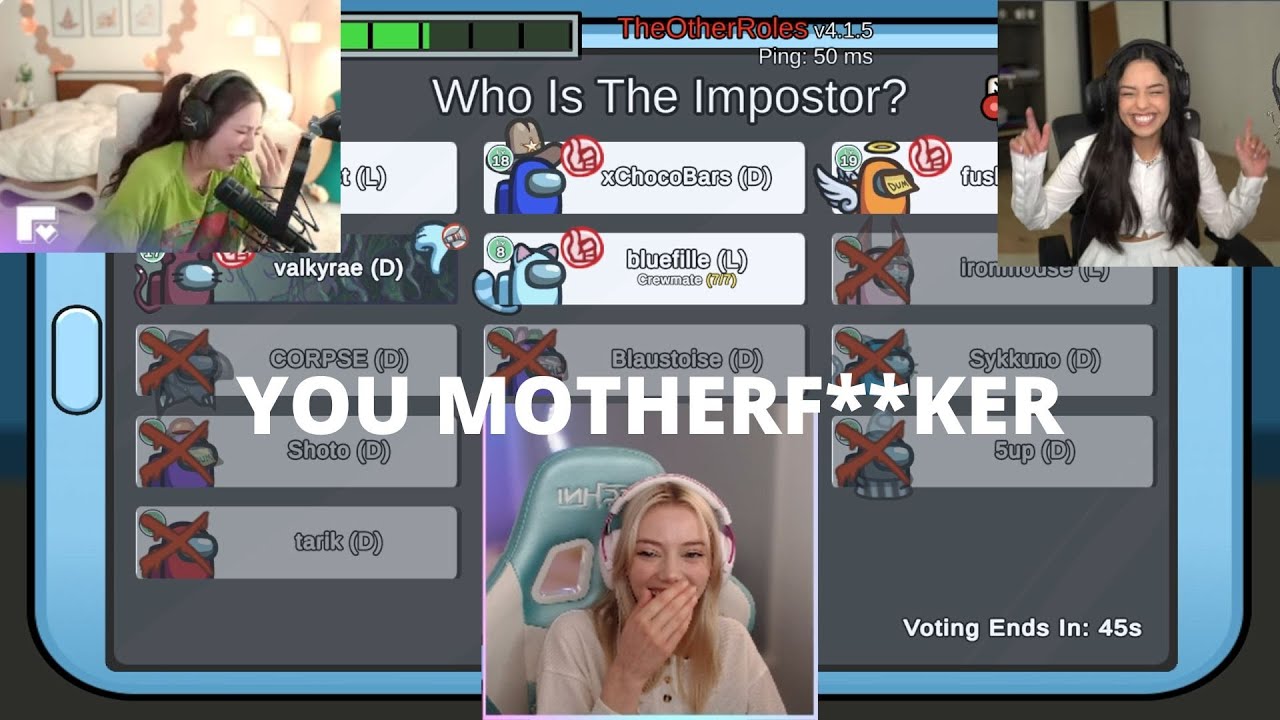 Grace Goes Off On Valkyrae & Fuslie When They Tried To Vote Her Out.