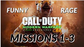 Veteran Campaign Funny & Rage Moments - Modern Warfare 2 Remastered