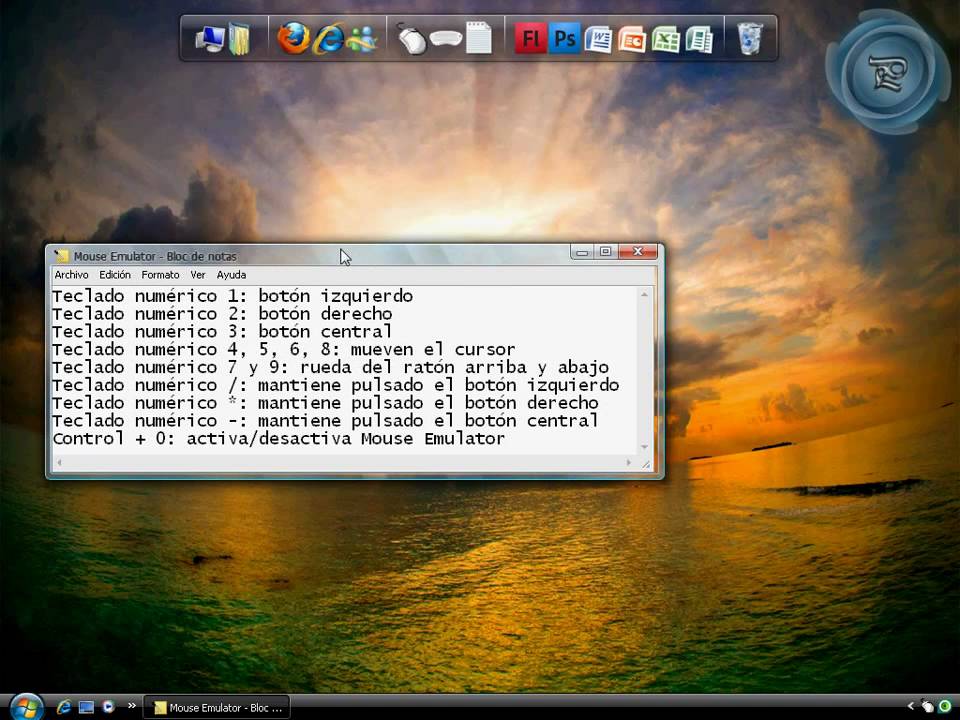 Como Mover El Mouse Con El Teclado - YouTube