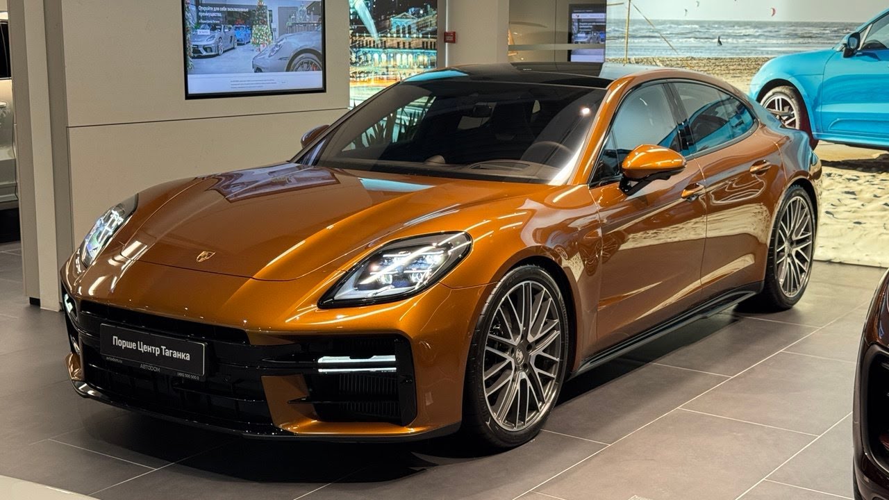 Porsche Panamera 4 2024 Madeira Gold/Espresso