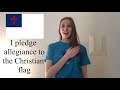 The pledge to the christian flag