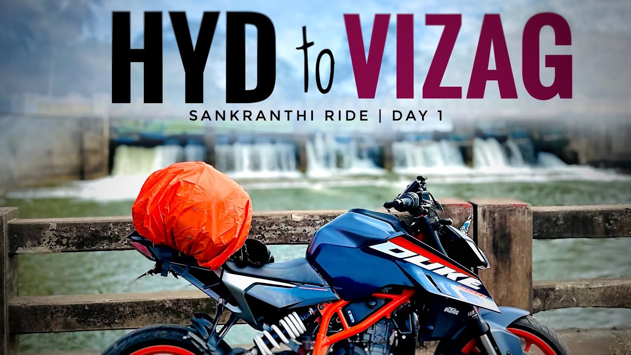Hyderabad to Vizag SOLO Ride on KTM duke390 In Telugu | Day 1 | #teluguvlogs #vizag #ride