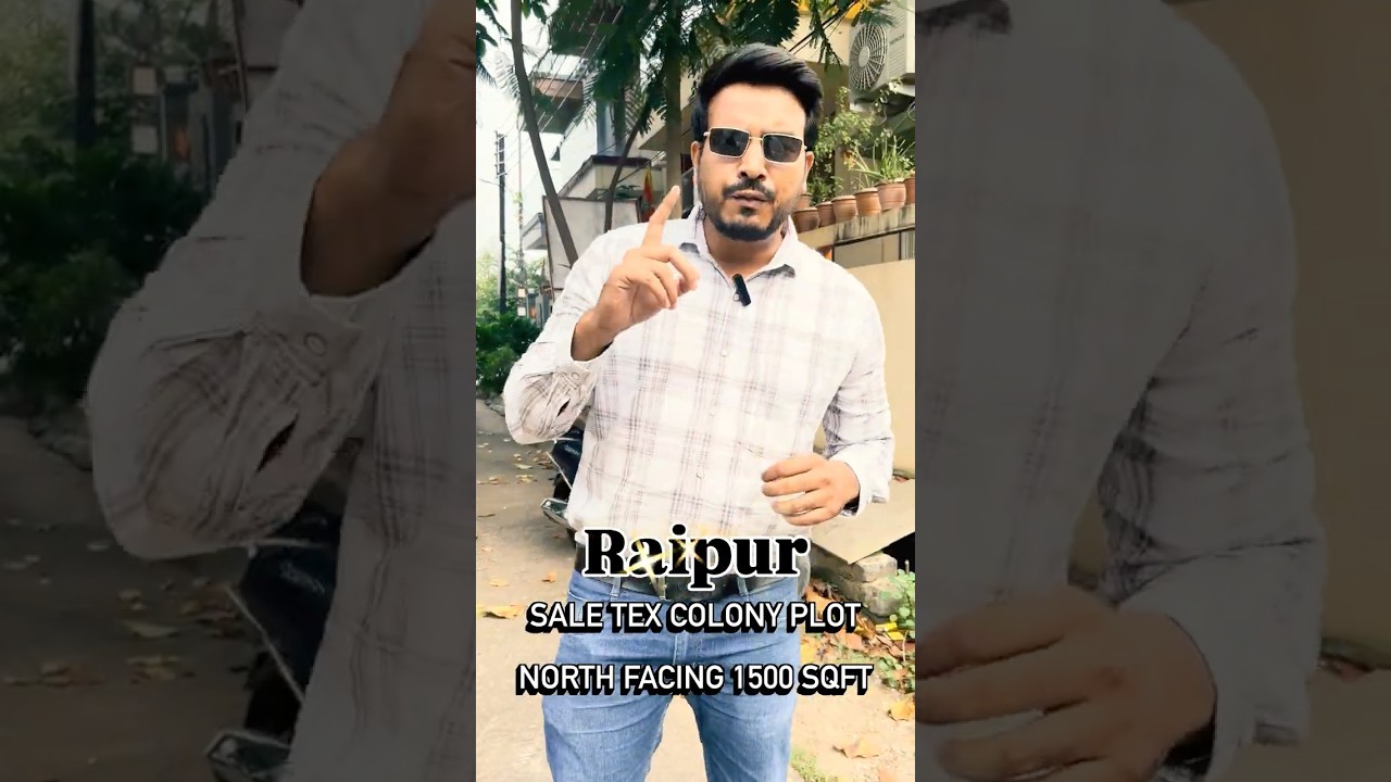 🏡 Plot for Sale – Saletax Colony, Raipur | 1,500 Sqft | North Facing | Best Location