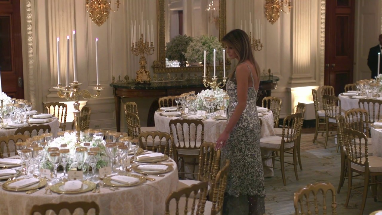 white house has fallen The State Visit of President Macron and Mrs. Macron