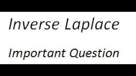 Laplace Transforms #11 Inverse Laplace Transforms Important Questions