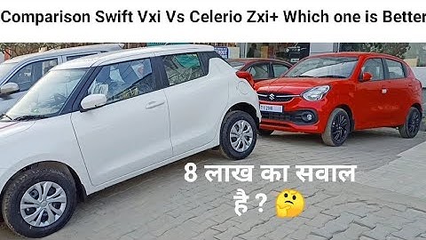 Comparison Swift Vxi Vs Celerio Zxi+ / Which one is Better ?