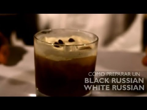 Como Preparar un Black Russian & White Russian : Los Cocteles Mas Populares  - YouTube