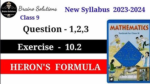 Ex 10.2 I Class 9 I Q.1,2,3 I HERON