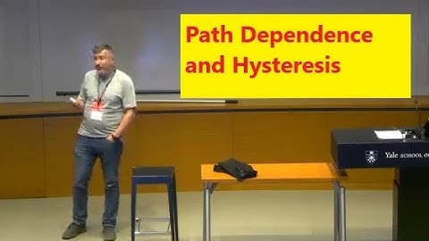 Methods Lecture by Aleh Tsivinsky: Path Dependence and Hysteresis