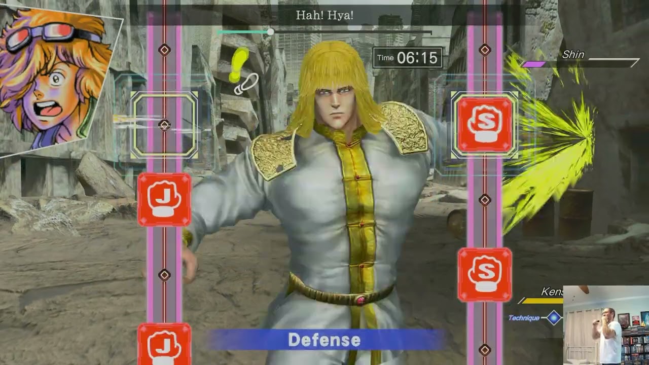 Fitness Boxing Fist of the North Star First Time Fighting Shin Normal Difficulty