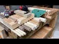 How to make large dowels with hand plane  drill driver  woodworking