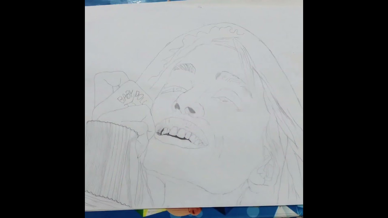 Ariana Grande Drawing Portrait Sketch 