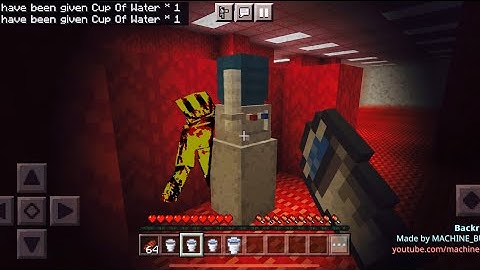 Getting lost in the backrooms in Minecraft PE