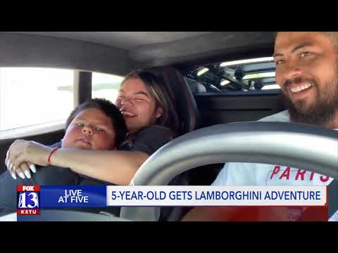 One day after stealing family's SUV, five-year-old boy gets a ride in a Lamborghini