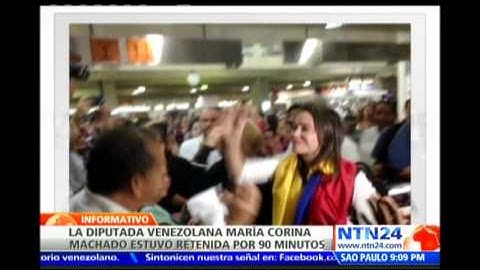 Así se llevó a cabo la detención y posterior liberación de María Corina Machado en Maiquetía