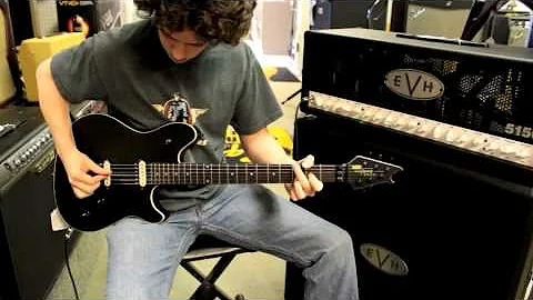 EVH Eddie Van Halen Stealth Hardtail with EVH 5150 III Amp Combo