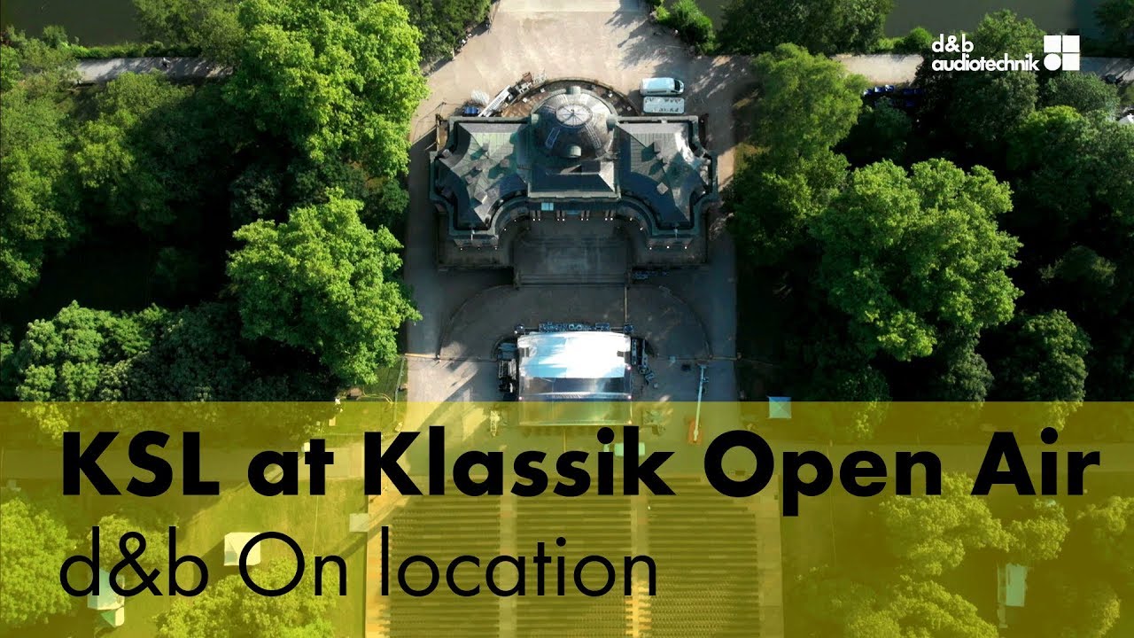 The KSL System at the Klassik Open Air. d&b On location