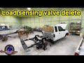 Bagged 2000 Nissan Frontier load sensing valve delete
