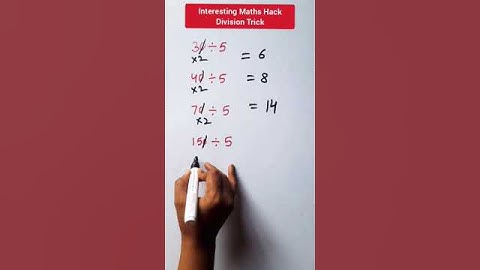 Division ➗ trick😯 #maths #tricks #youtubeshorts #viral #shorts #mathshacks
