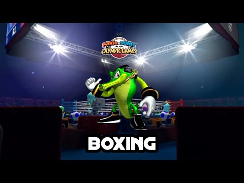 Mario Sonic At The Tokyo 2020 Olympic Games Boxing 20 Vector