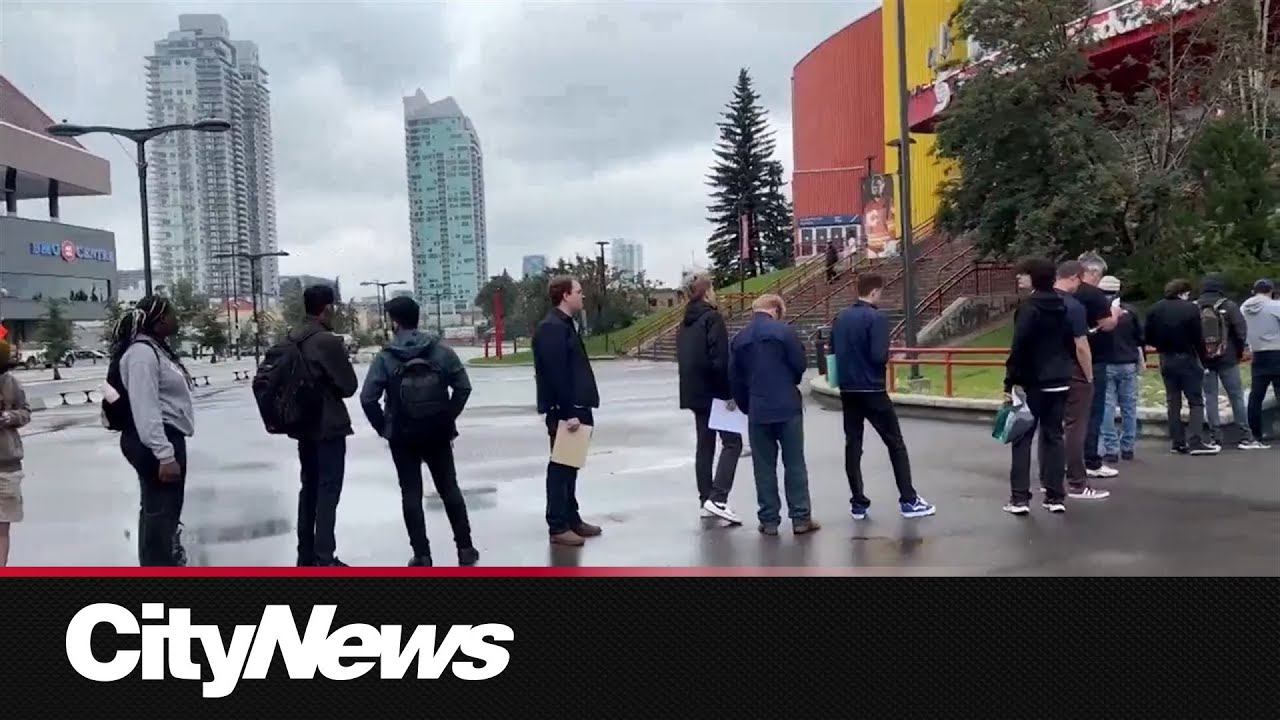 Calgary hiring fair welcomes job hunters amid high youth unemployment numbers in Alberta