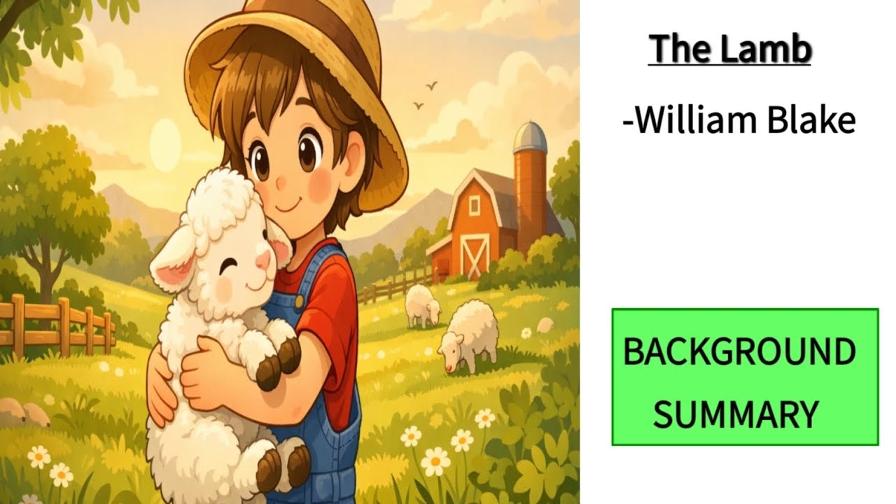The Lamb by William Blake| Full Summary and Analysis| BA English| Class 12 Important