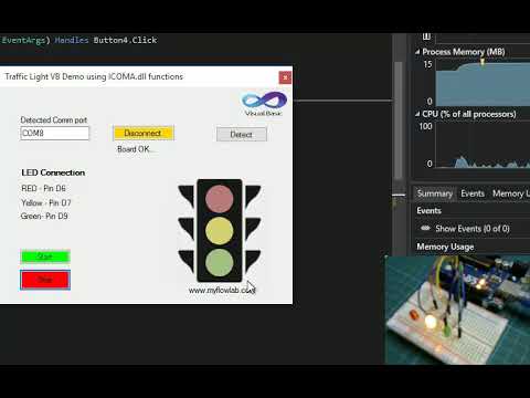 Arduino Tutorial - Interfacing with Visual Studio VB.NET - YouTube