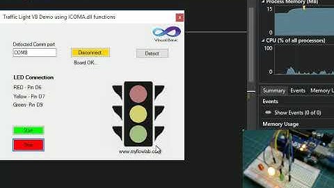 Arduino Tutorial - Interfacing with Visual Studio VB.NET