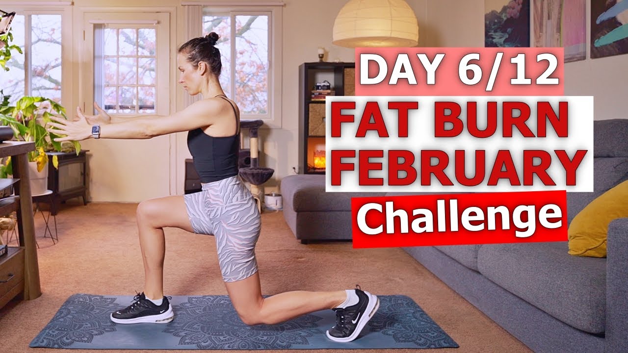 20 MIN FULL BODY WORKOUT, Equipment Free | Day 6/12 Fat Burn February ...
