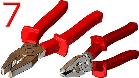 7- Project 19| Pliers 1 |SolidWorks Tutorial : assembly, limits, add fillets