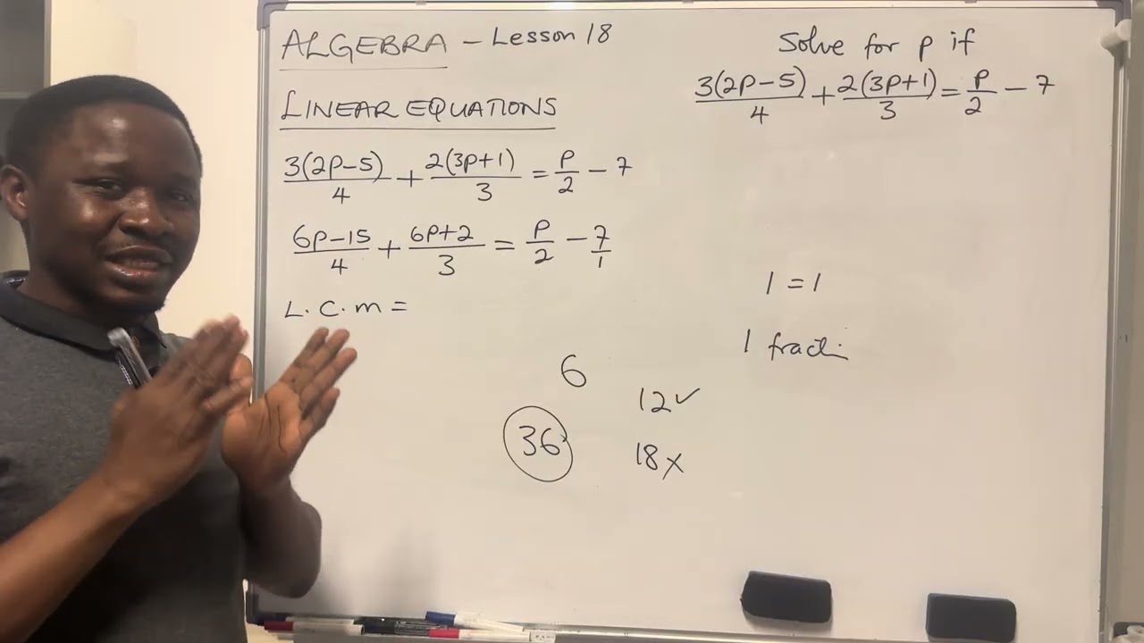 Algebra : Lesson 18