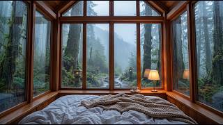 Soft Forest Cabin Rain 🌧 Deep Night Rain Sounds To Fall Asleep Fast🎶#11
