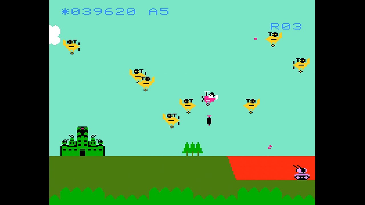 Super Cassette Vision Game: Sky Kid (1986 Epoch) - YouTube