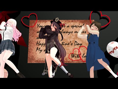 【MMD】どりーみんチュチュ《 清泉女学院 浦波・音ノ木坂学院 三船栞子・ HuTao・ Bronya Zaychik・セントルイス・Elysia  夢野まつり》Dreamin` Chuchu